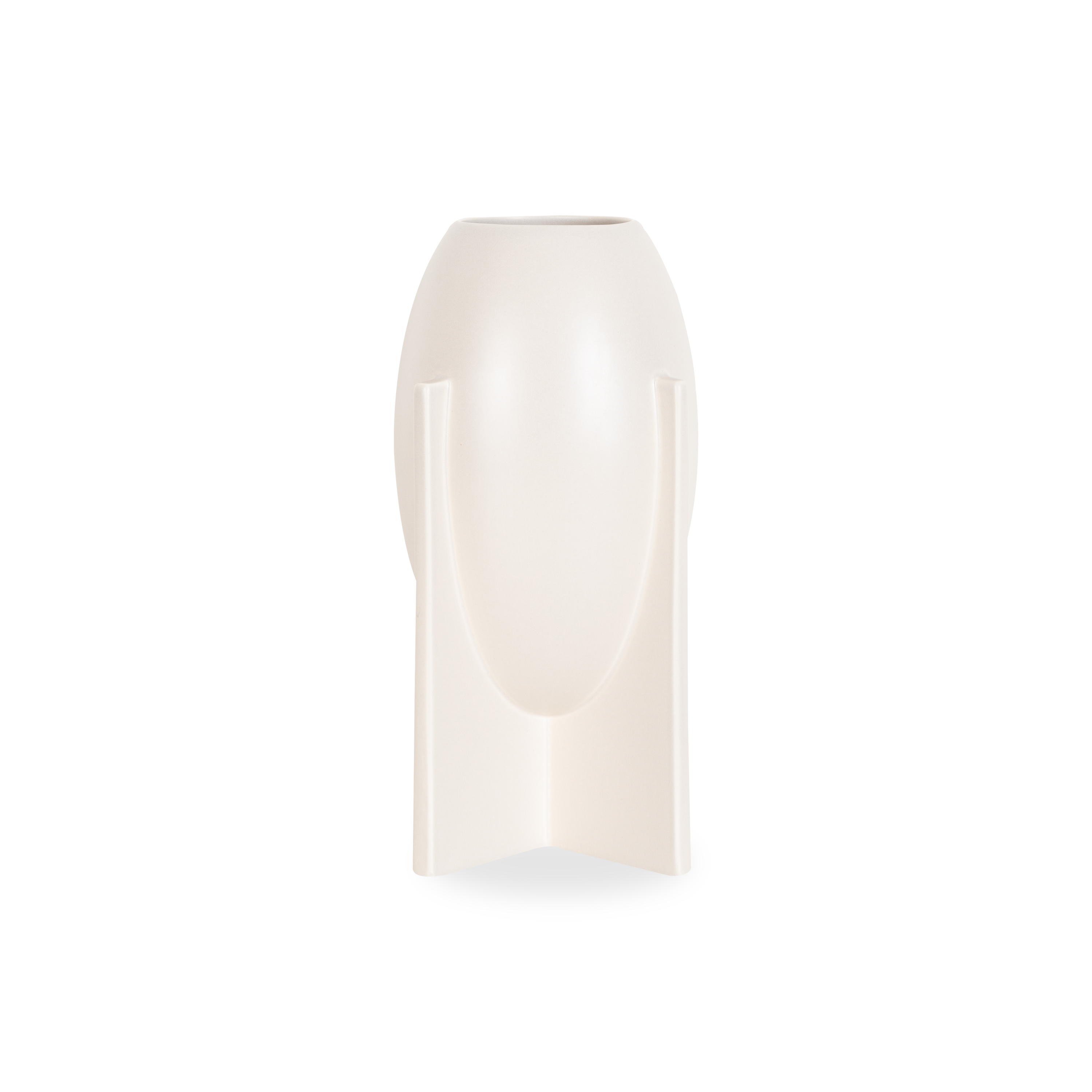 Amara Grey Ceramic Vase - Elegant Home Decor for Living Room, Dining Table & Office Desk | Modern Flower Vase for Centerpieces and Interior Design