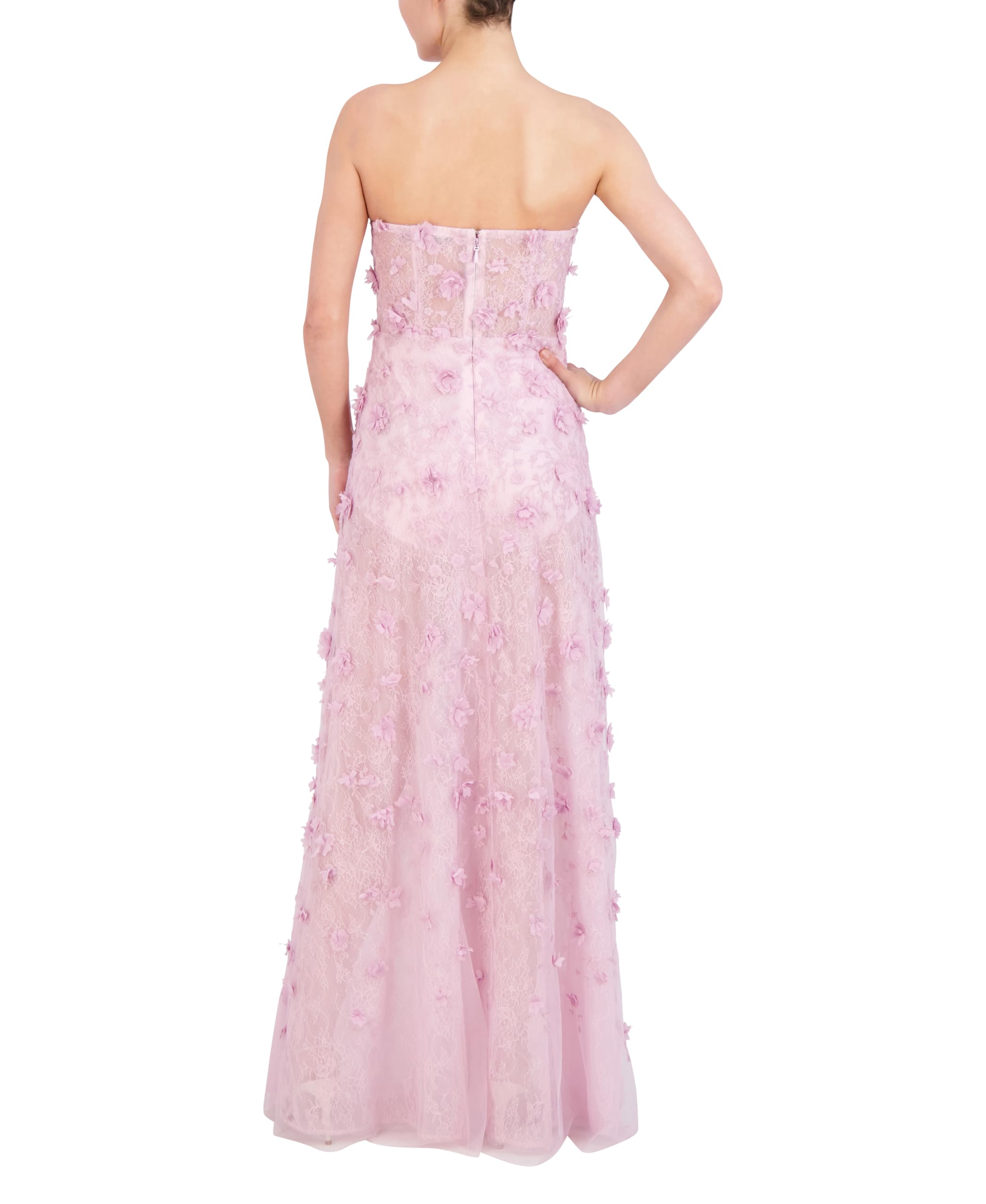 BCBGMAXAZRIA Women's Strapless Sweetheart Neck Evening Maxi Dress - Elegant Formal Gown for Prom, Wedding & Special Occasions