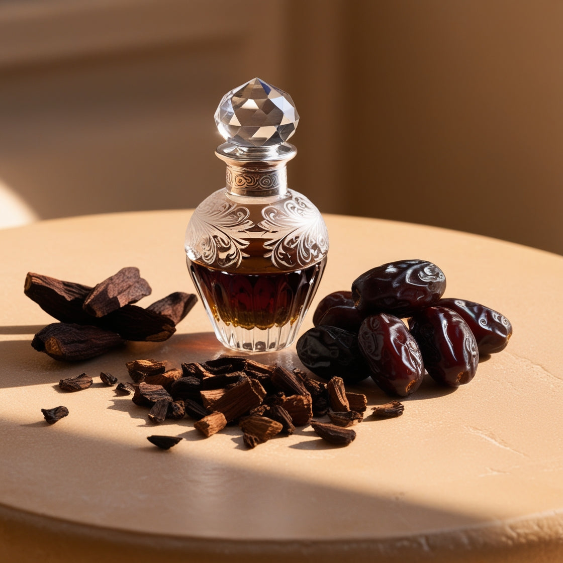 Premium Delight Dates Dark Oud Oil - 100% Pure & Natural Fragrance Oil for Perfume, Soap, Candle Making (All Sizes Available) - Perfect for Aromatherapy, Home Scenting & Luxury Gifts