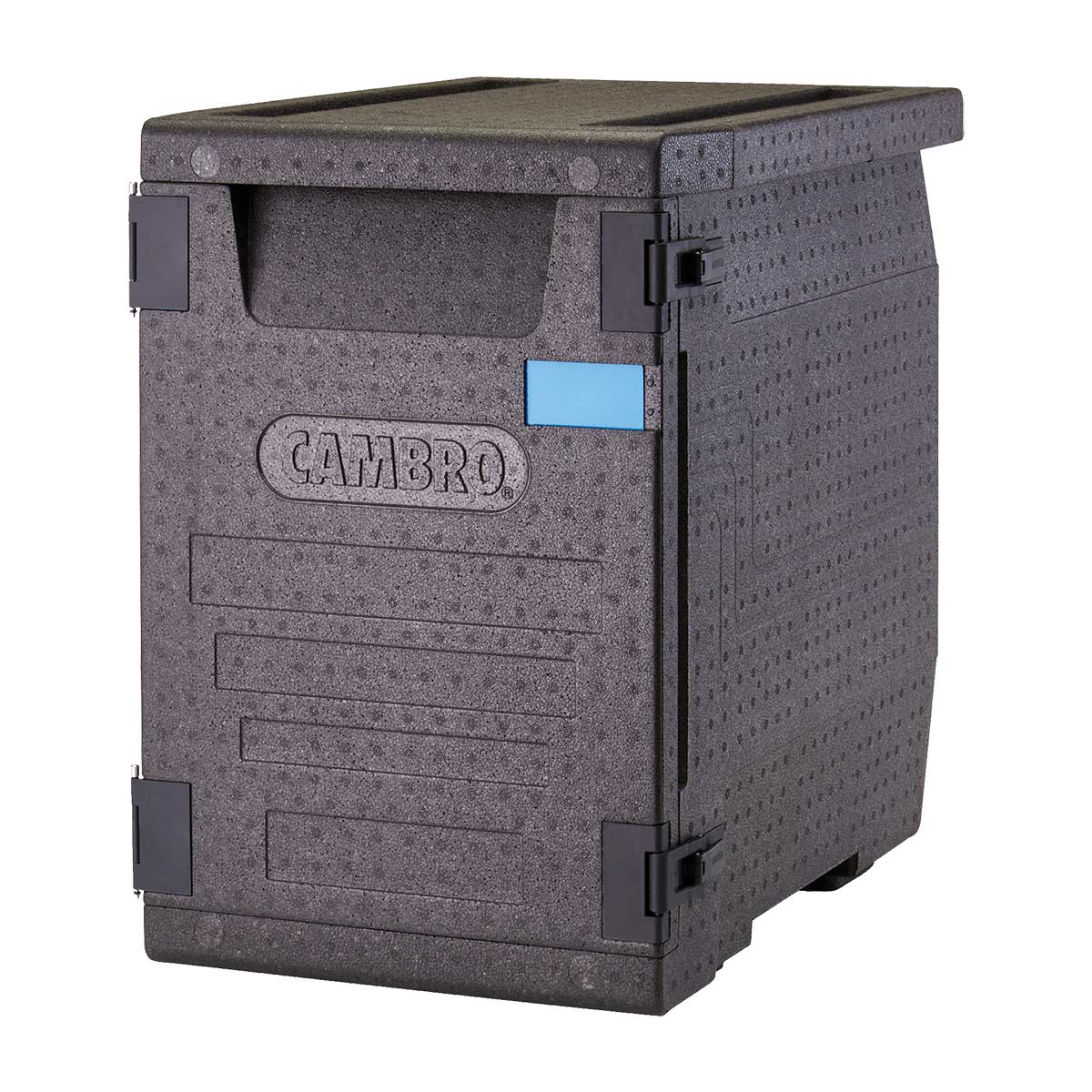 Cambro EPP400110 Cam GoBox Front Loader Food Storage Container - Black | Durable Commercial Kitchen & Meal Prep Solution for Restaurants, Catering & Home Use