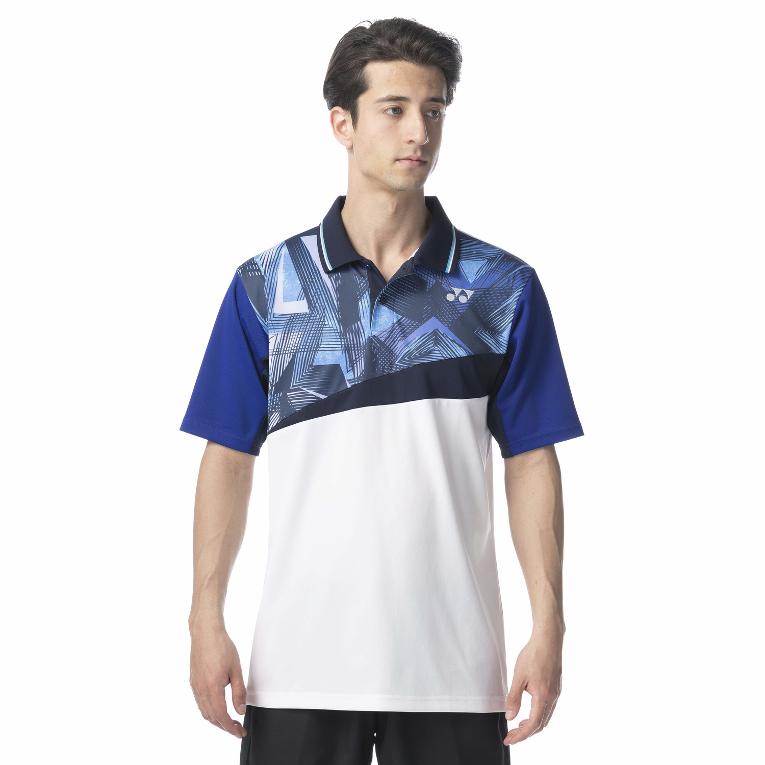 Yonex Premium Men's Sports Polo Shirt 10538 - Breathable Quick-Dry Performance Golf Tennis Shirt - White (Made in Japan) - Ideal for Golf, Tennis & Casual Wear