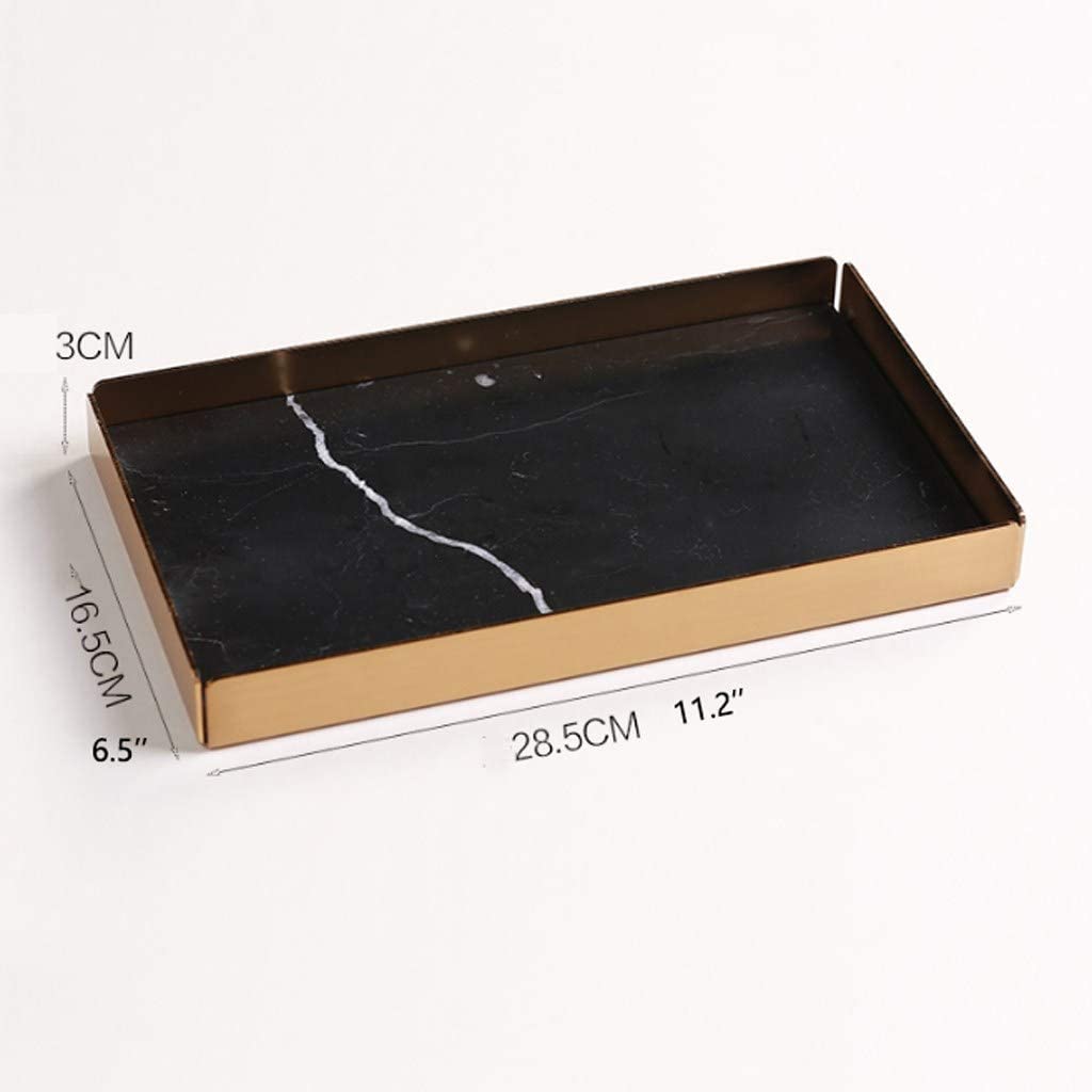 Elegant Mirrored Vanity Tray - Bathroom & Makeup Organizer with Jewelry Dish, Decorative Storage Plate for Cosmetics & Accessories | Perfect for Dressing Table, Bathroom Counter & Gift Giving