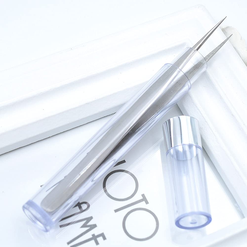 1 PCS Professional Eyelash Tweezer Box - Super Hard Stainless Steel Tweezer Bottle for Makeup & False Eyelash Application - Perfect for Salon, Home Use & Travel (Color: Tweezer Box)