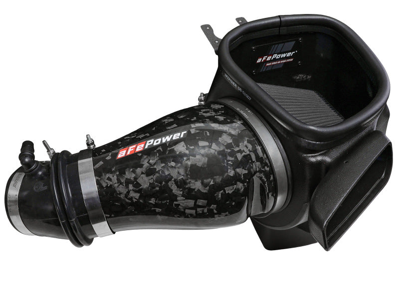 aFe 2021 Dodge Durango SRT Hellcat Track Series Carbon Fiber Cold Air Intake System with Pro 5R Filter - High Performance Air Intake Upgrade for Racing & Off-Road Driving