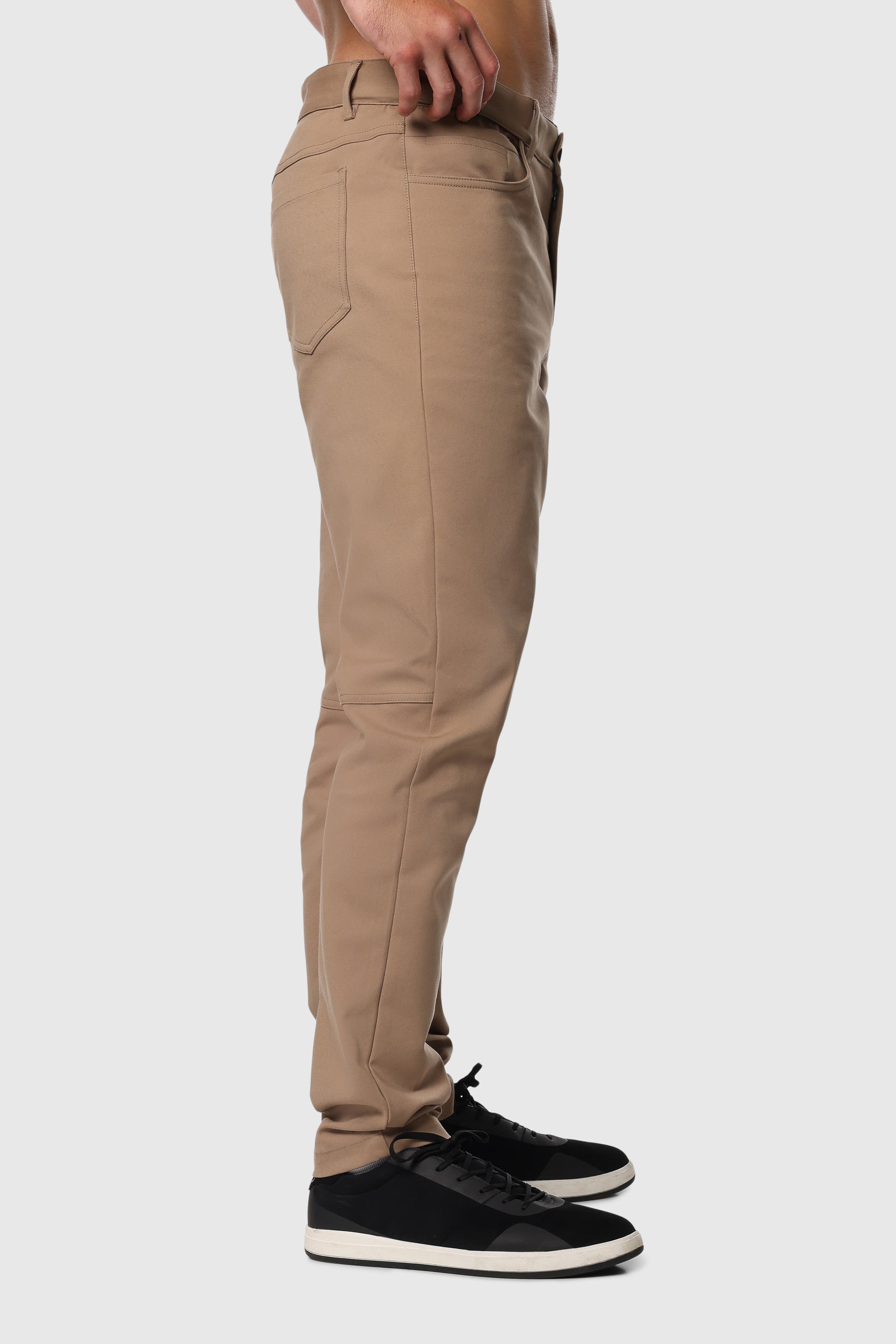 Men's Utility Chino Pants in Tan - Comfortable & Durable for Work, Outdoor & Casual Wear