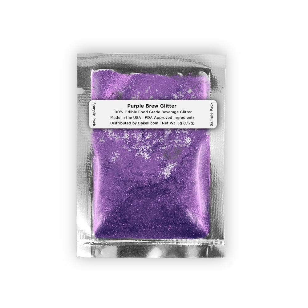 Brew Glitter® Individual Sample Packs (1/2 Gram) - Edible Glitter for Baking, Cake Decorating, and Cocktail Garnish - Perfect for DIY Desserts and Party Treats