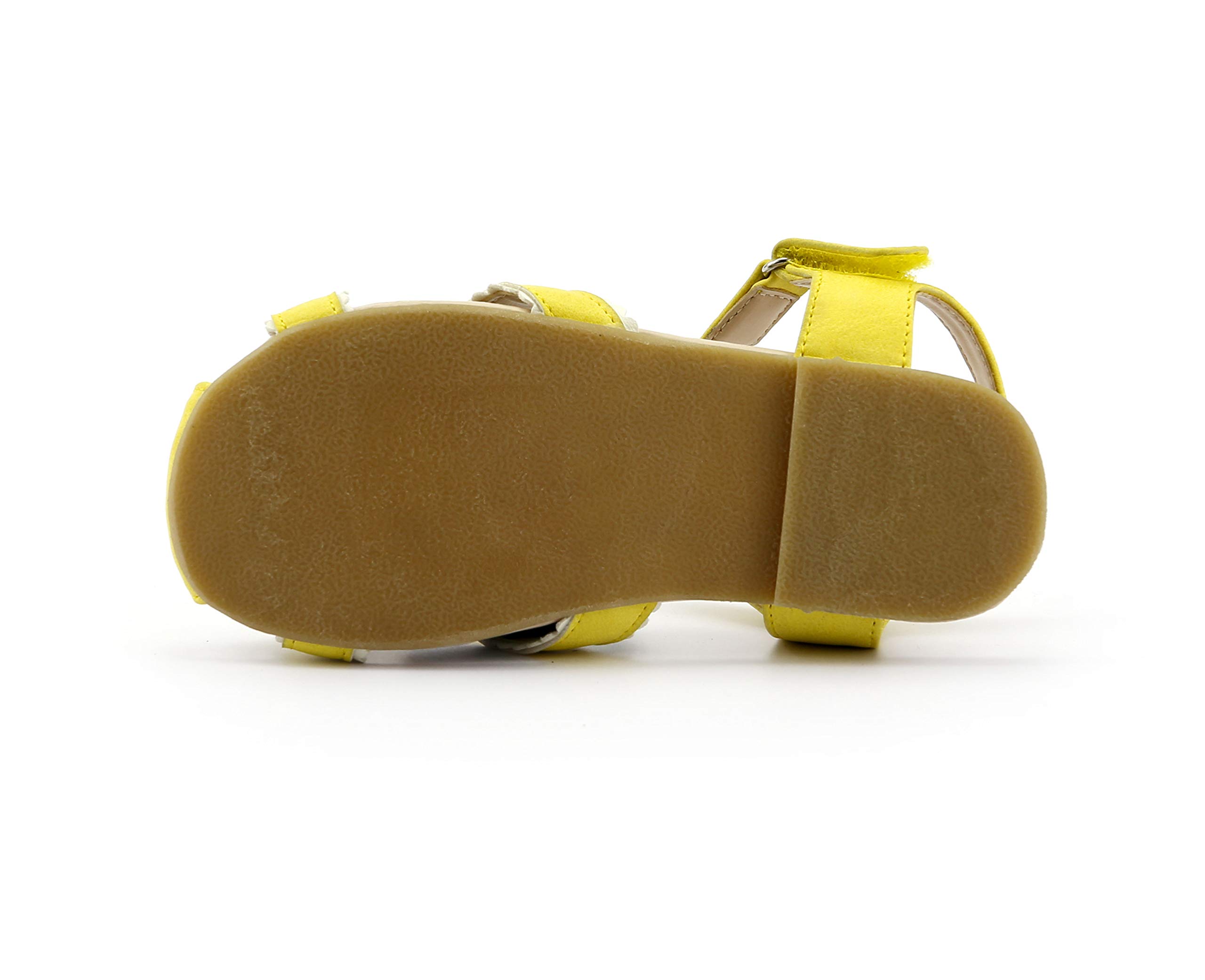 **The Doll Maker Girls' Summer Outdoor Strap Sandals – Flat Comfortable Shoes for Toddler & Little Kid – Perfect for Beach, Park & Playtime**
