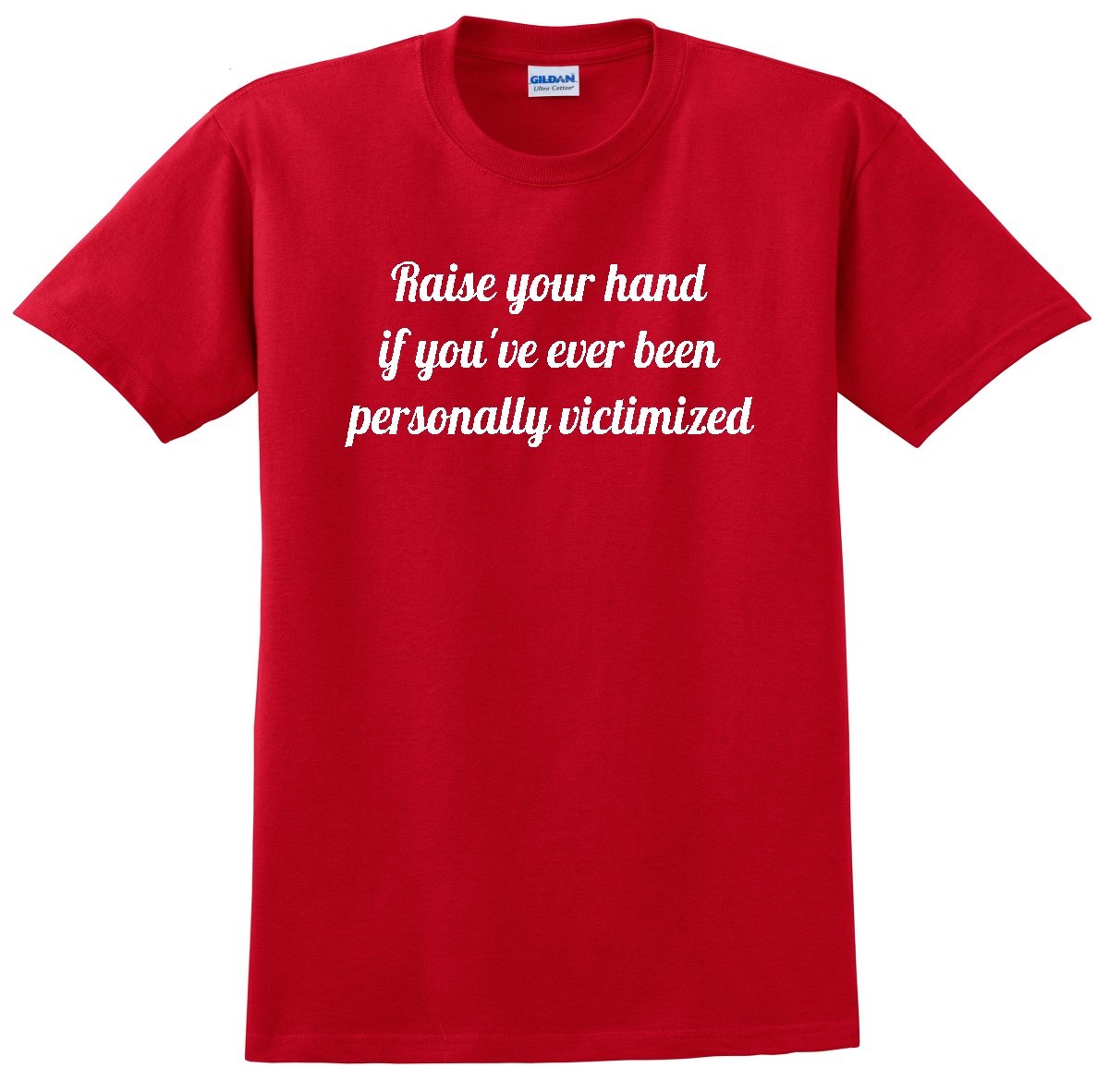 Raise Your Hand RED T-Shirt for Men & Women - Comfortable Cotton Tee for Casual Wear, Parties, and Everyday Outfits