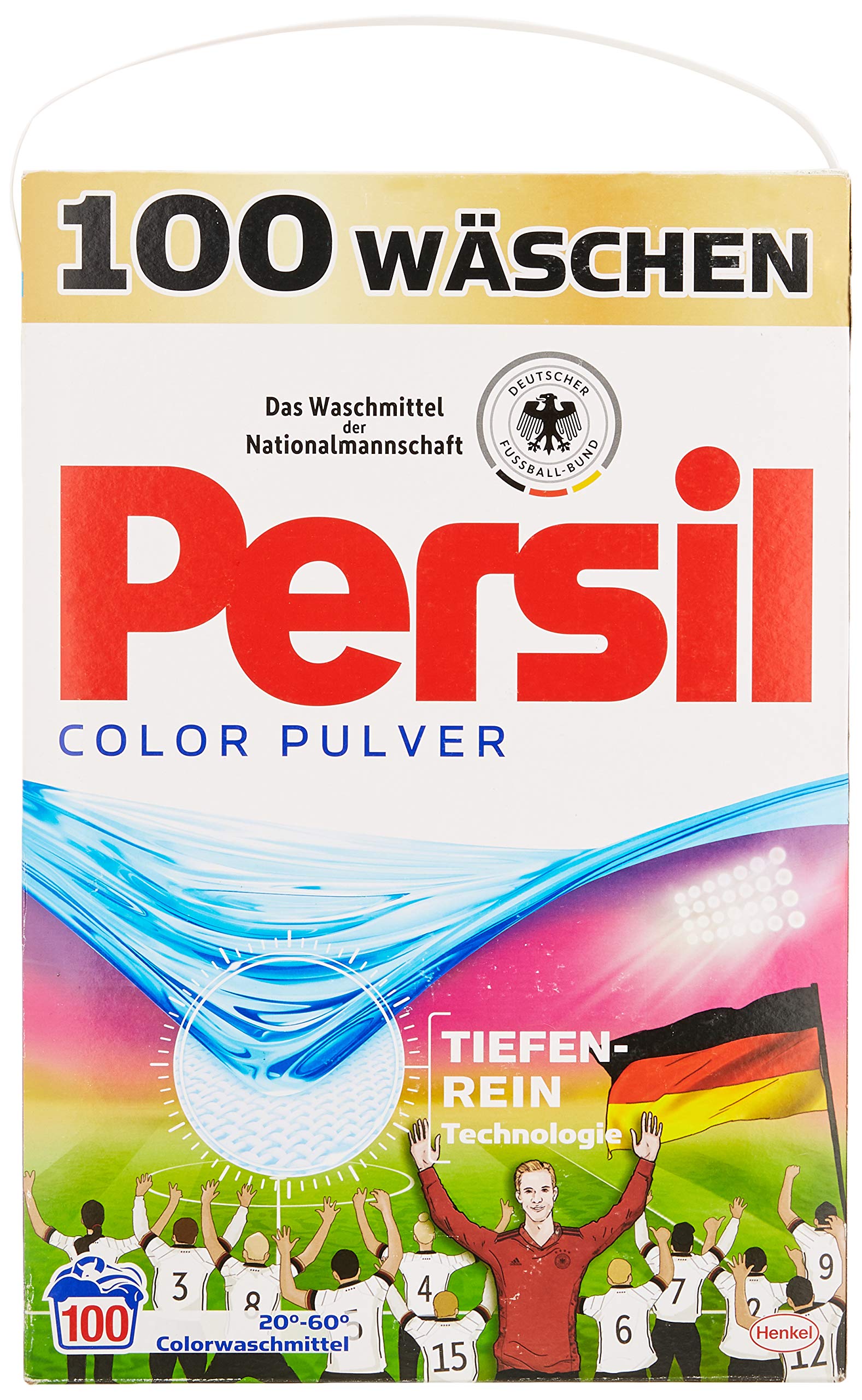 Persil Laundry Detergent for Colors - Mega Pack (100 Loads, 6.5 Kg) | High-Efficiency HE Safe, Deep Clean & Color Protection - Perfect for Families, Dark Clothes & Colorful Fabrics