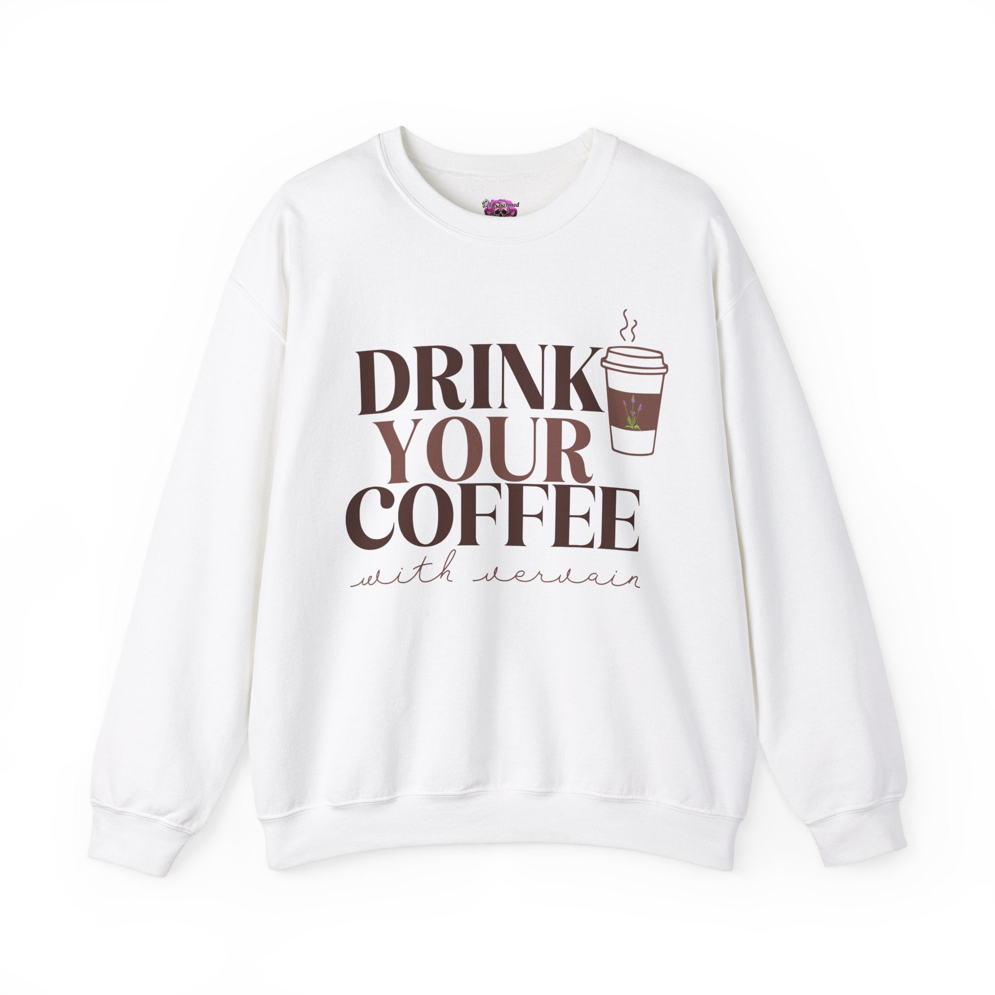 Vervain Crewneck Sweatshirt - Stylish & Comfortable Coffee Lover's Pullover for Casual Wear & Coffee Dates