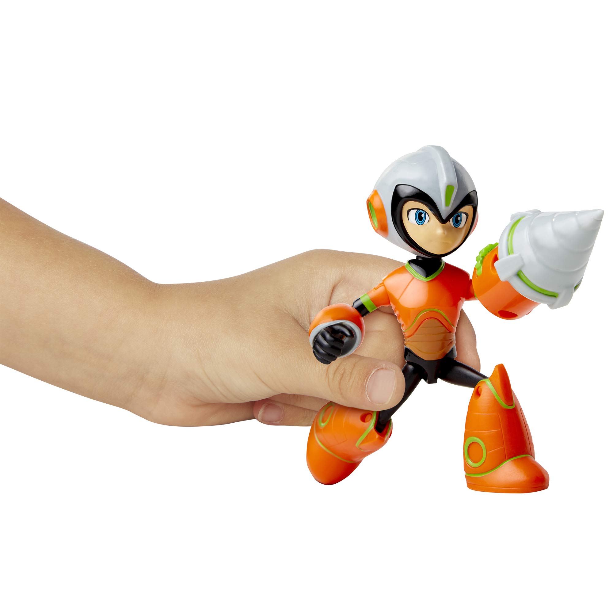 Fully Charged Deluxe Drill Man Articulated Action Figure with Spinning Drill & Break-Apart Boulder - Inspired by the New Show | Perfect for Collectors & Kids Play | STEM Toy for Creative Role-Playing Adventures