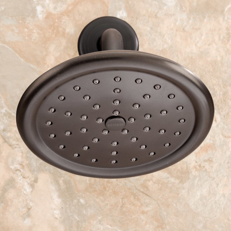7-Spray Single Function Rainshower Showerhead - High Pressure Water Saving Bathroom Shower Head for Relaxing Spa-Like Experience at Home