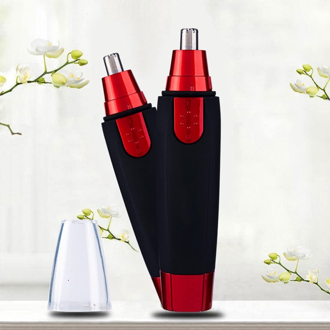 Electric Nose & Ear Hair Trimmer for Men & Women - Painless Facial Hair Clipper with Dual Blades - Perfect for Travel, Grooming & Personal Care