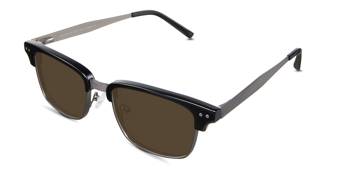 Stylish Brad Men's Prescription Sunglasses - UV Protection Polarized Lenses for Driving, Fishing & Outdoor Activities