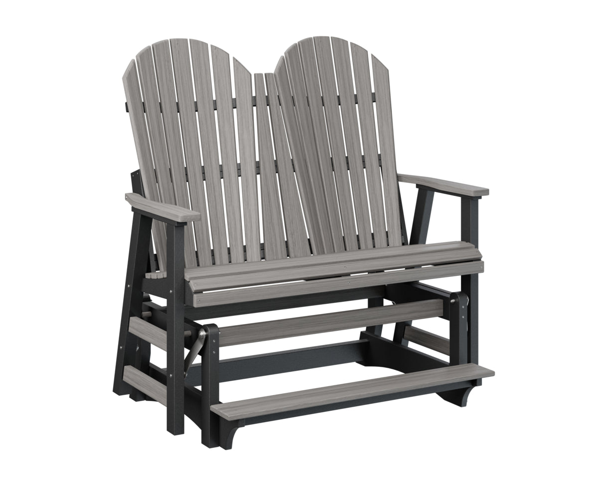 Berlin Gardens ComfoBack Double Counter Glider - Outdoor Patio Swing Bench for Porch, Garden, Deck & Backyard Relaxation