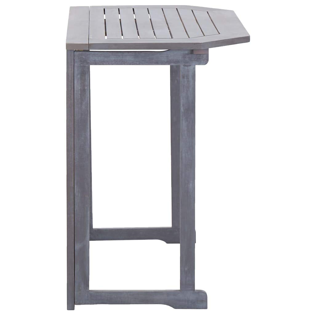Solid Acacia Wood High Table - 35.4