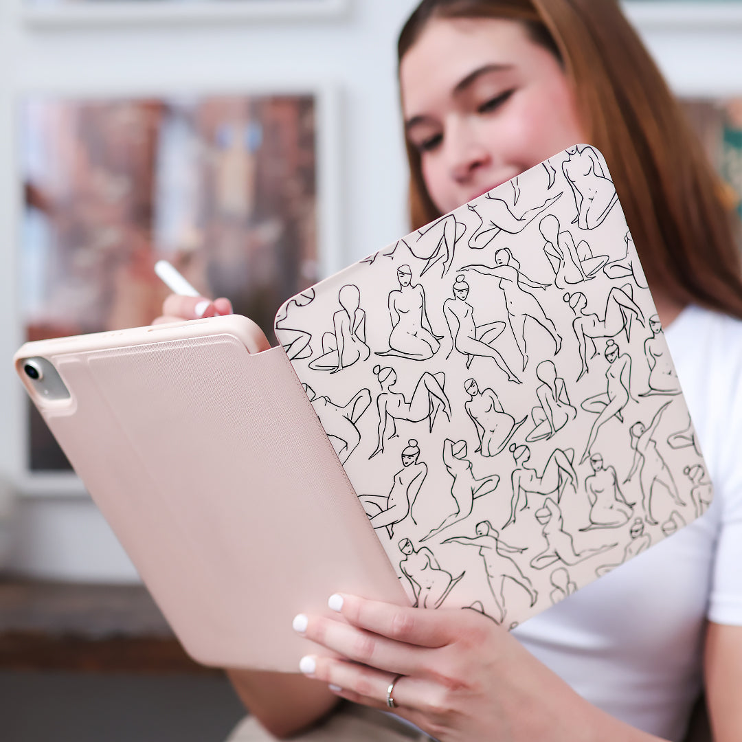 Stylish and Durable iPad Case 2.0 - Slim Protective Cover for iPad Air/Pro with Auto Sleep/Wake - Perfect for Work, Travel & School Use