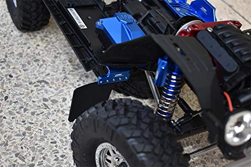 1/10 Scale RC Mud Flaps for Axial SCX10 III Jeep Wrangler AXi03007 & Gladiator AXi03006 - 50pc Red Off-Road Accessory Set - Perfect for Crawling, Trail Riding & Scale Realism