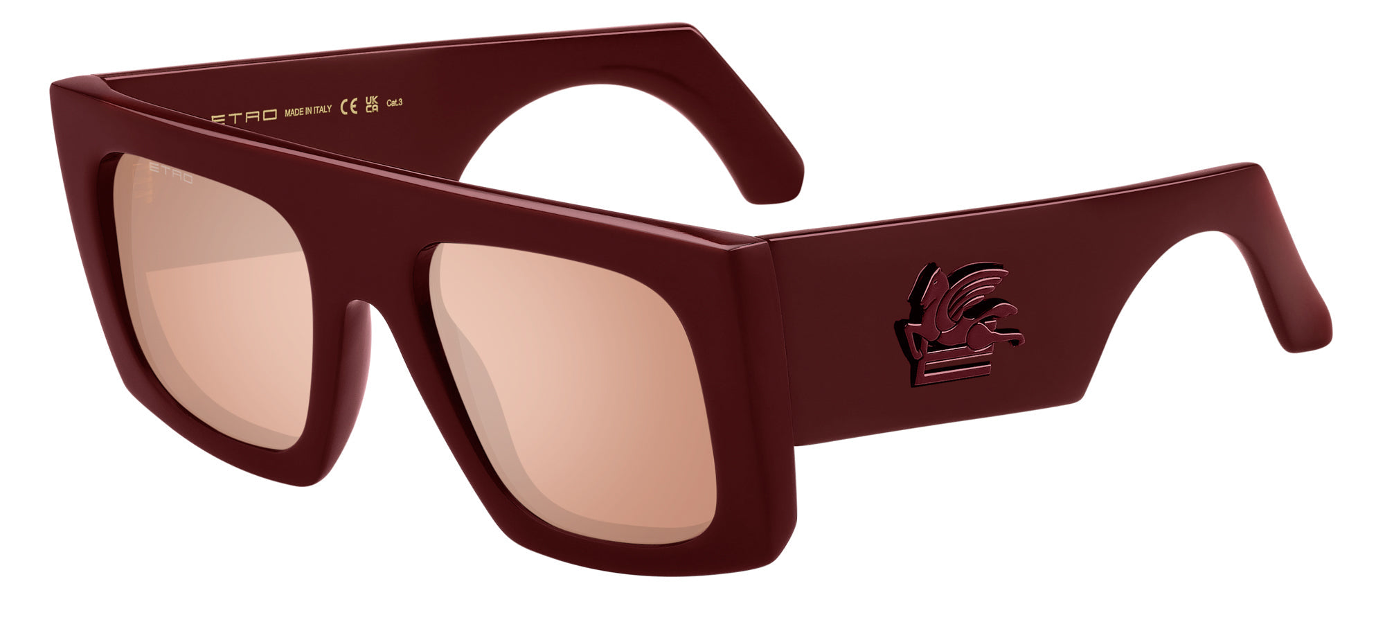 Burgundy/Pink Mirror