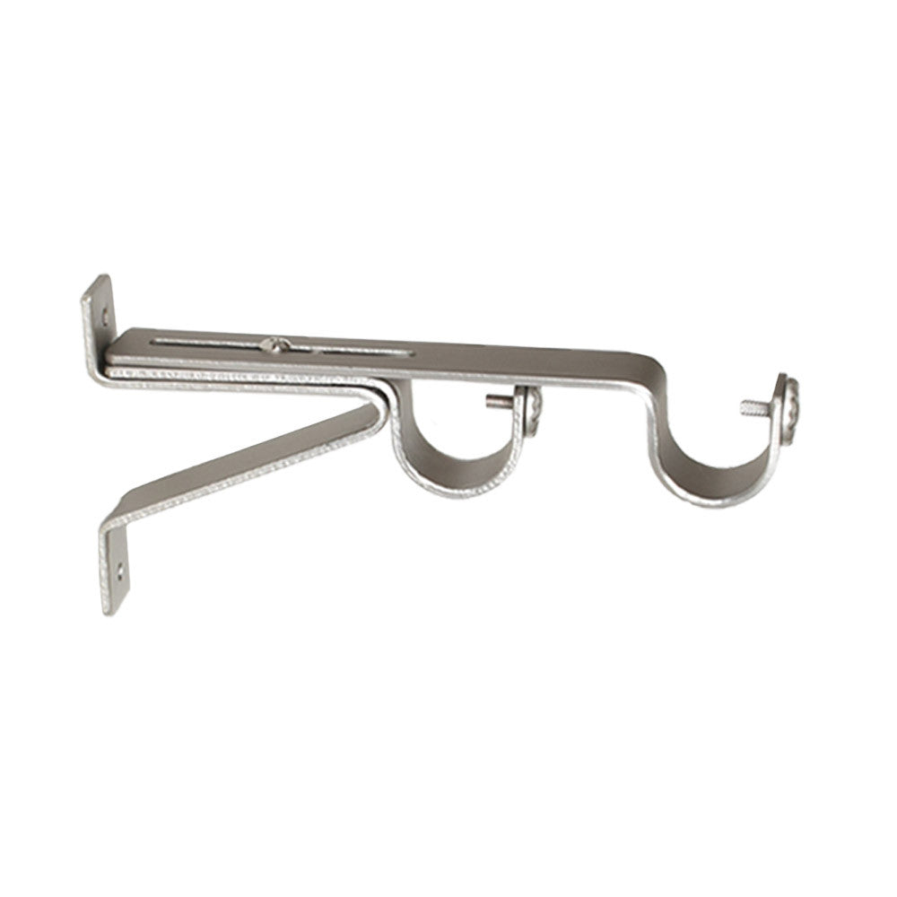 Heavy Duty Double Wall Bracket - Sturdy Metal Shelf Bracket for Floating Shelves, Bookshelves & Home Organization - Perfect for Living Room, Bedroom, Kitchen & Garage Storage