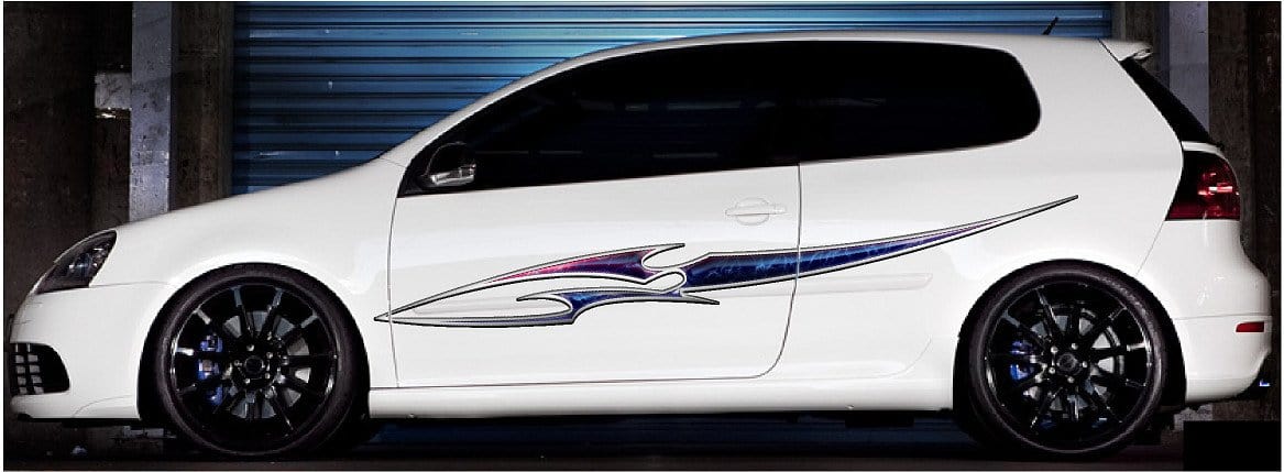 Vibrant Multi-Colored Blade Truck Decals - Durable Vinyl Stickers for Pickup Trucks & SUVs - Perfect for Customizing Your Vehicle, Off-Road Adventures & Car Shows