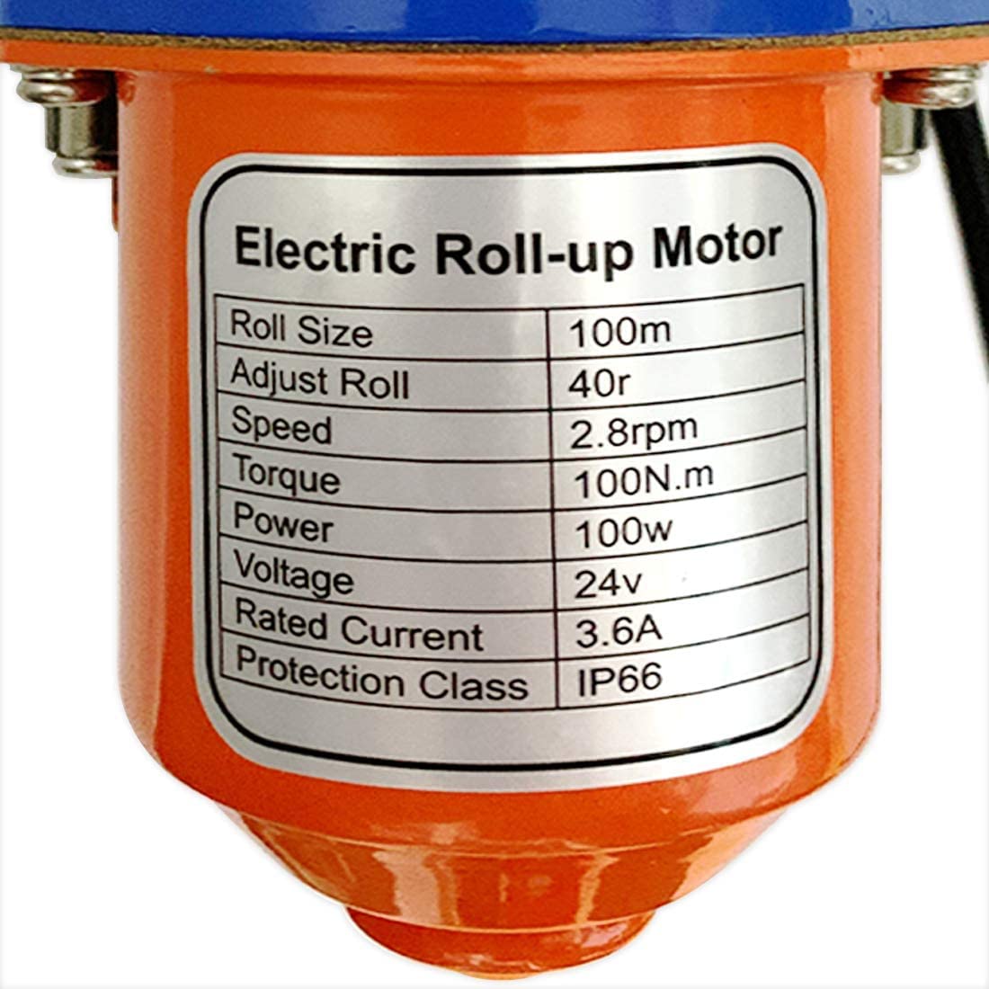 UYGALAXY Greenhouse Film Roll Up Motors with Limit Switch (2 Packs) + Transformer Controller Joint Box (AC110V to DC24V) - Automatic Ventilation System for Top Greenhouse Windows, Perfect for Commercial Greenhouses, Hydroponics & Plant Nurseries