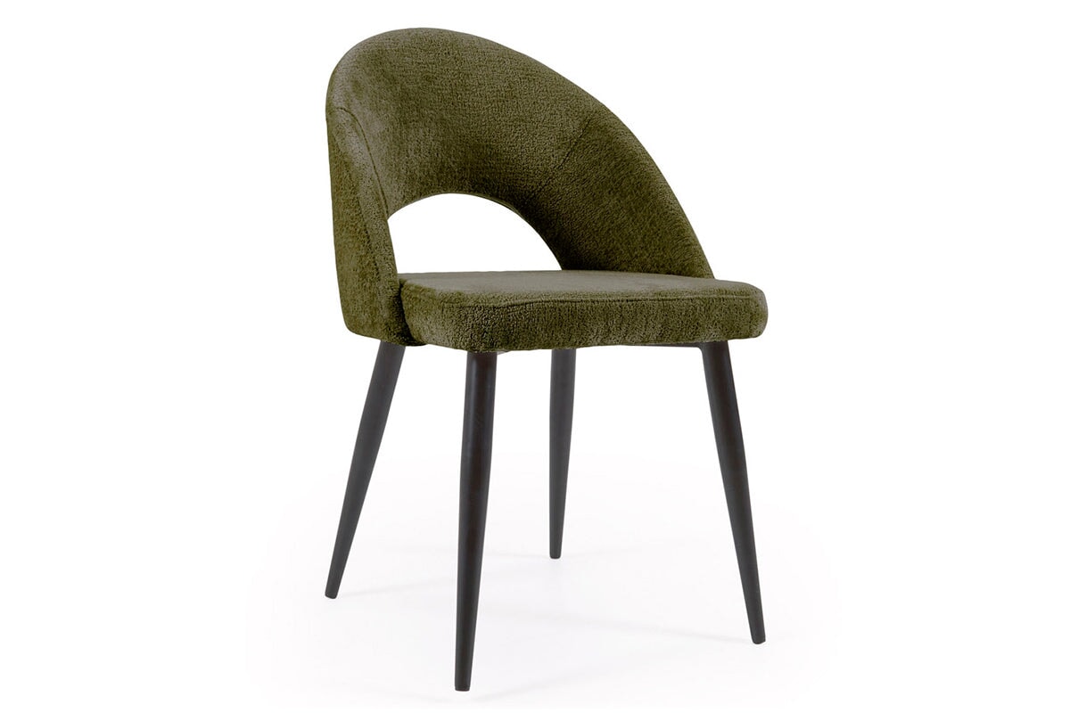 Como Mauai Chair - Soft Chenille Fabric Accent Chair for Living Room, Bedroom, or Office - Comfortable Modern Lounge Seating for Relaxing and Reading