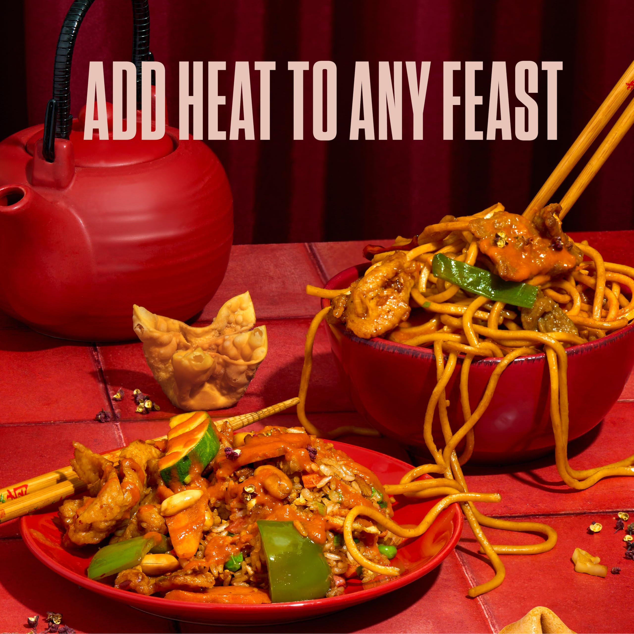 Heartbeat Hot Sauce Co. | Shiitake Szechuan Hot Sauce, 6 oz Bottle - Spicy Umami Flavor for Wings, Tacos & Asian Cuisine