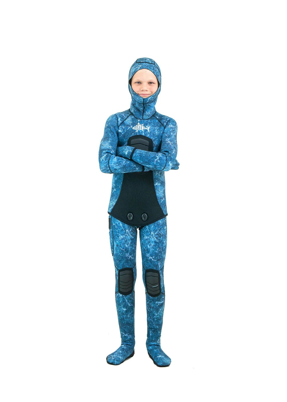Adreno Kids Ascension 3.5mm Two Piece Wetsuit for Boys & Girls - Warm & Comfortable Neoprene Swimwear for Surfing, Diving & Water Sports