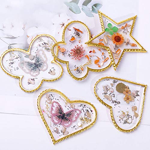 Legendog Nail Art Palette Display Board - Star Heart Butterfly Design Nail Mixing Palette for Nail Polish & Gel - Professional Nail Supplies for Salon & DIY Manicure - Perfect for Nail Artists, Beginners & Home Use