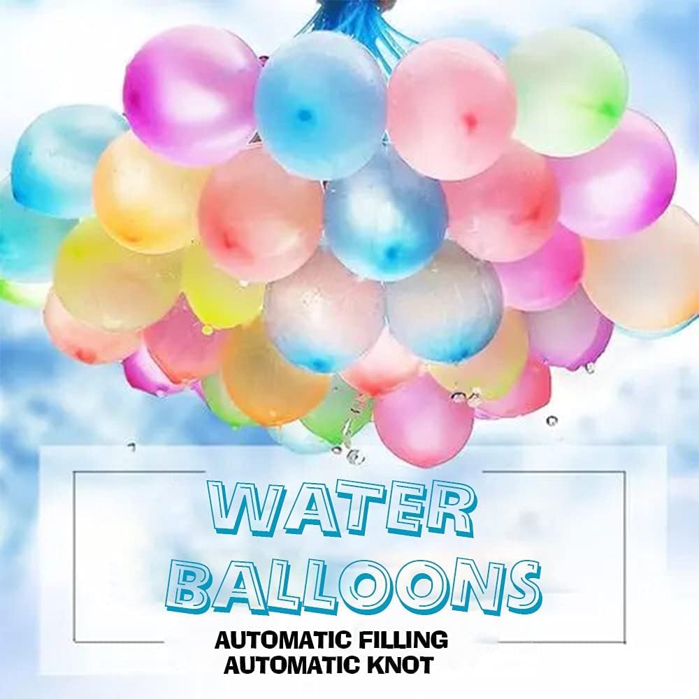 1369 Quick Fill Water Balloons for Summer Fun - Fast & Easy Filling, Perfect for Kids and Adults - Great for Pool Parties, Backyard Games, and Outdoor Water Fights