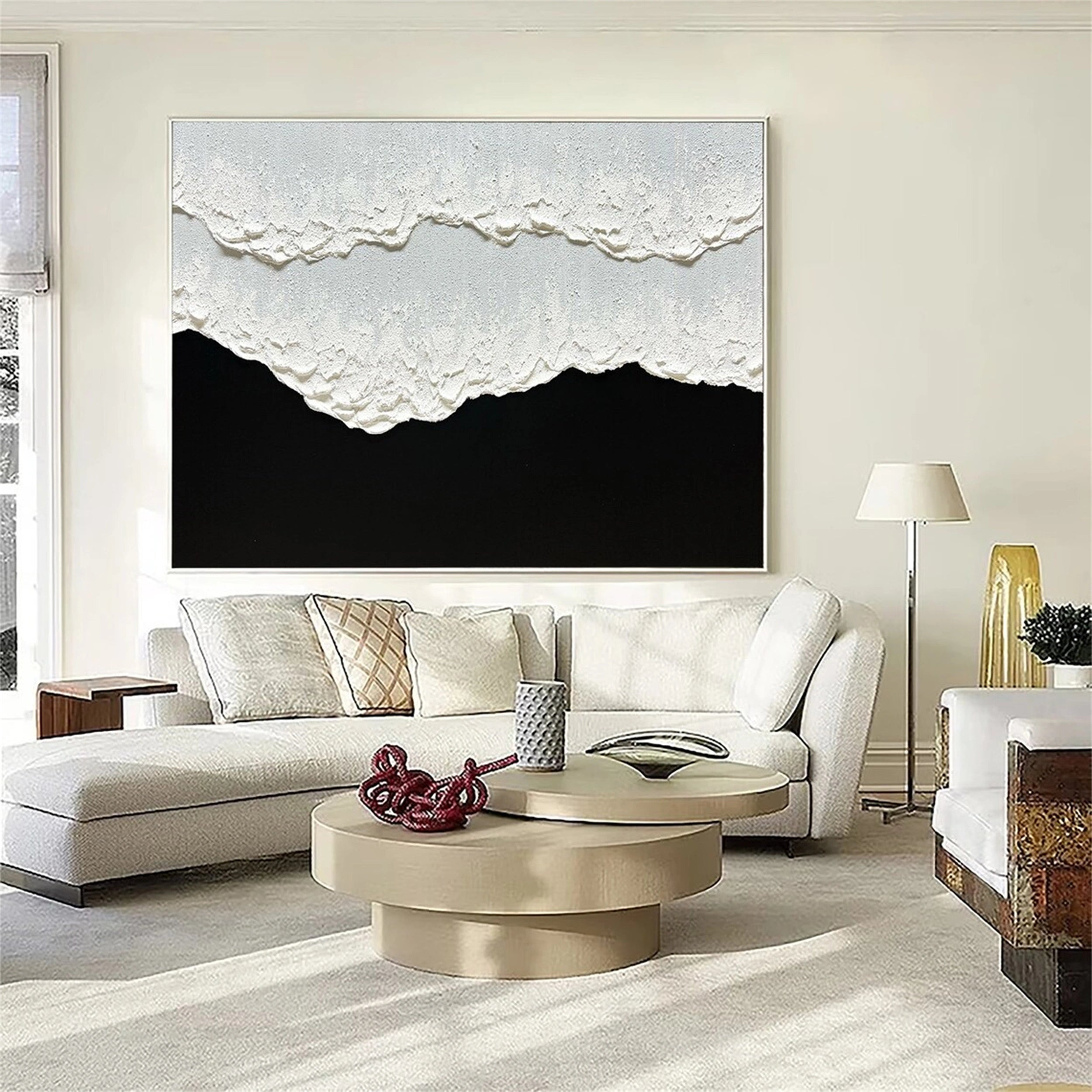 Ocean And Sky Painting #OS 096 - Stunning Seascape Wall Art for Home & Office Decor - Perfect for Living Room, Bedroom or Beach House