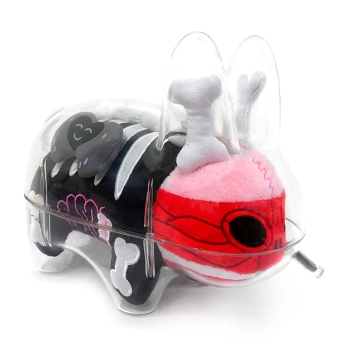 Frank Kozik x Kidrobot Visible Labbit Plush Toy with Guts - Cute Collectible Stuffed Animal for Home Decor, Gifts, and Pop Culture Fans