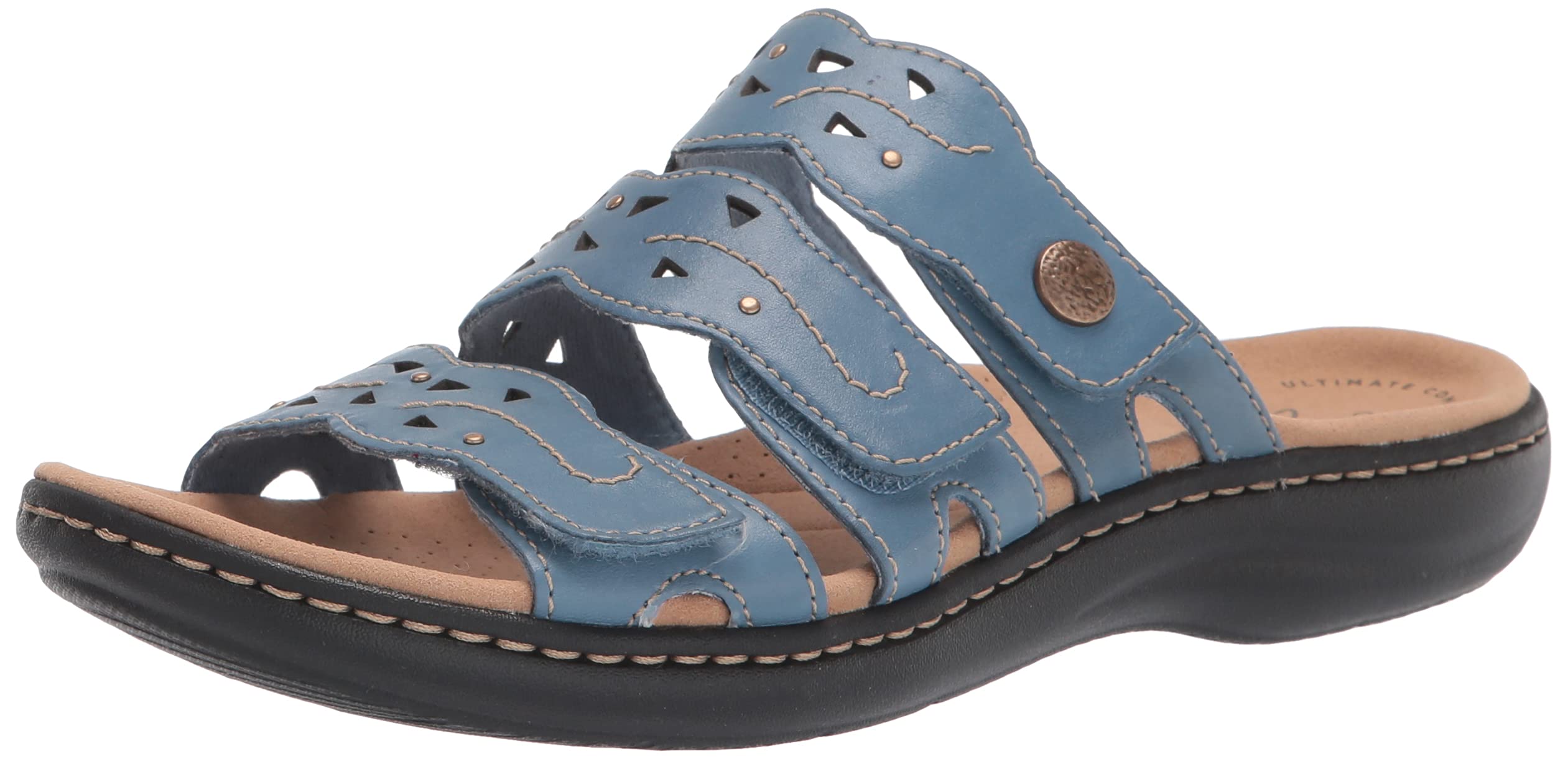 Clarks Women's Laurieann Echo Flat Sandal - Comfortable Casual Sandals for Women | Perfect for Beach, Vacation & Summer Outfits