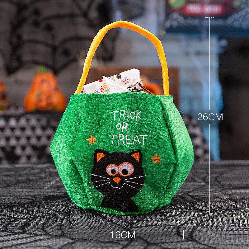 Lovevop Kids Halloween Candy Bag - Cute Pattern Casual Handbag for Trick or Treating, School, Parties & Outings