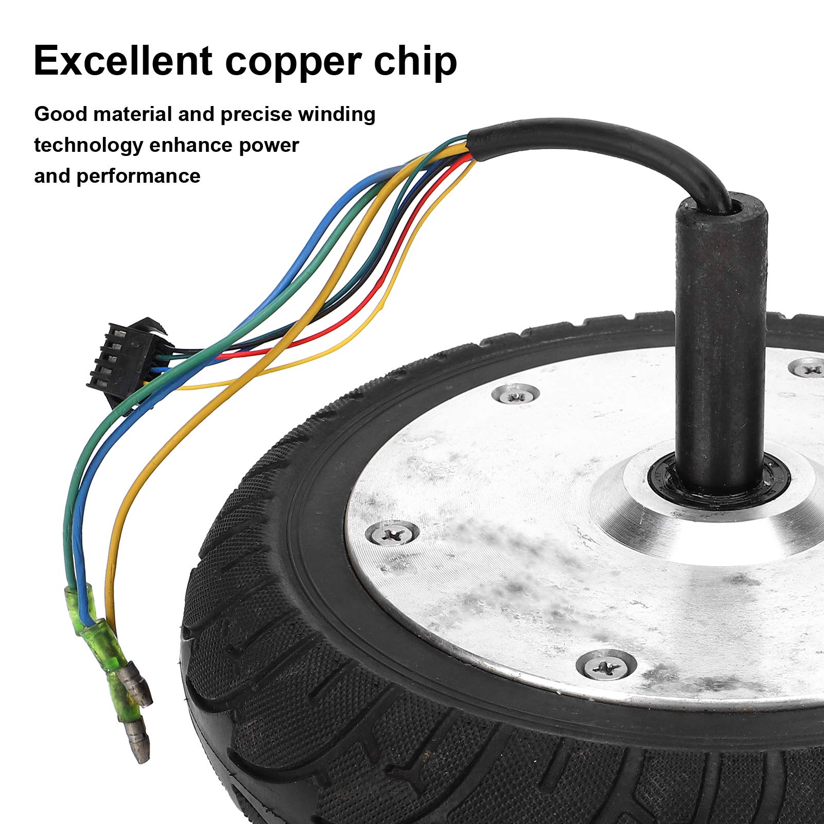 36V 350W Electric Scooter Hub Motor with Tire - Single Shaft Wheel Motor for E-Scooters - Perfect for Commuting & Urban Travel