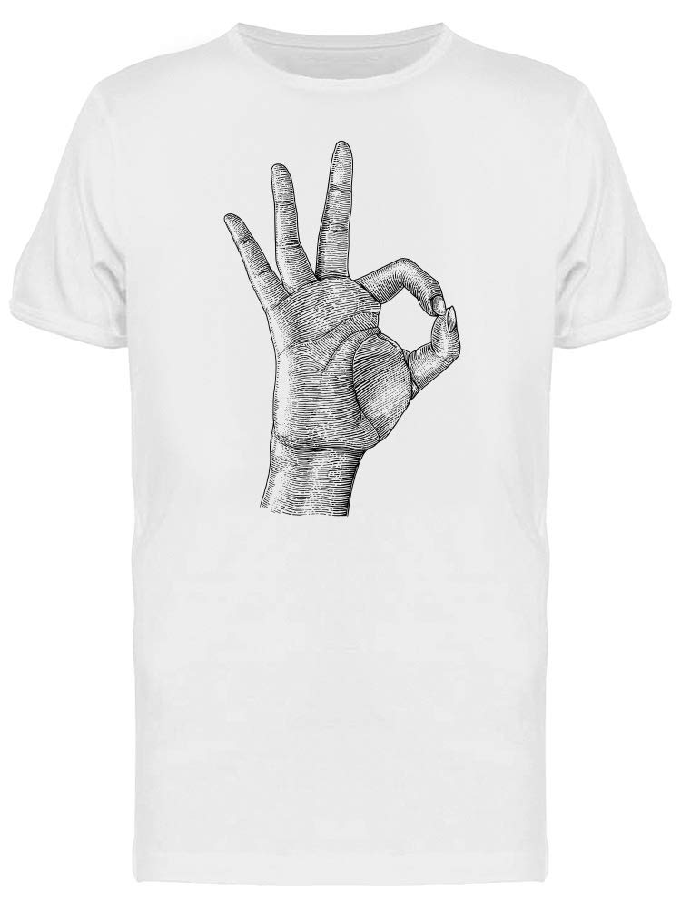 Hand Gesture Graphic T-Shirt for Men - Cool Streetwear Casual Tee for Everyday Wear and Urban Fashion