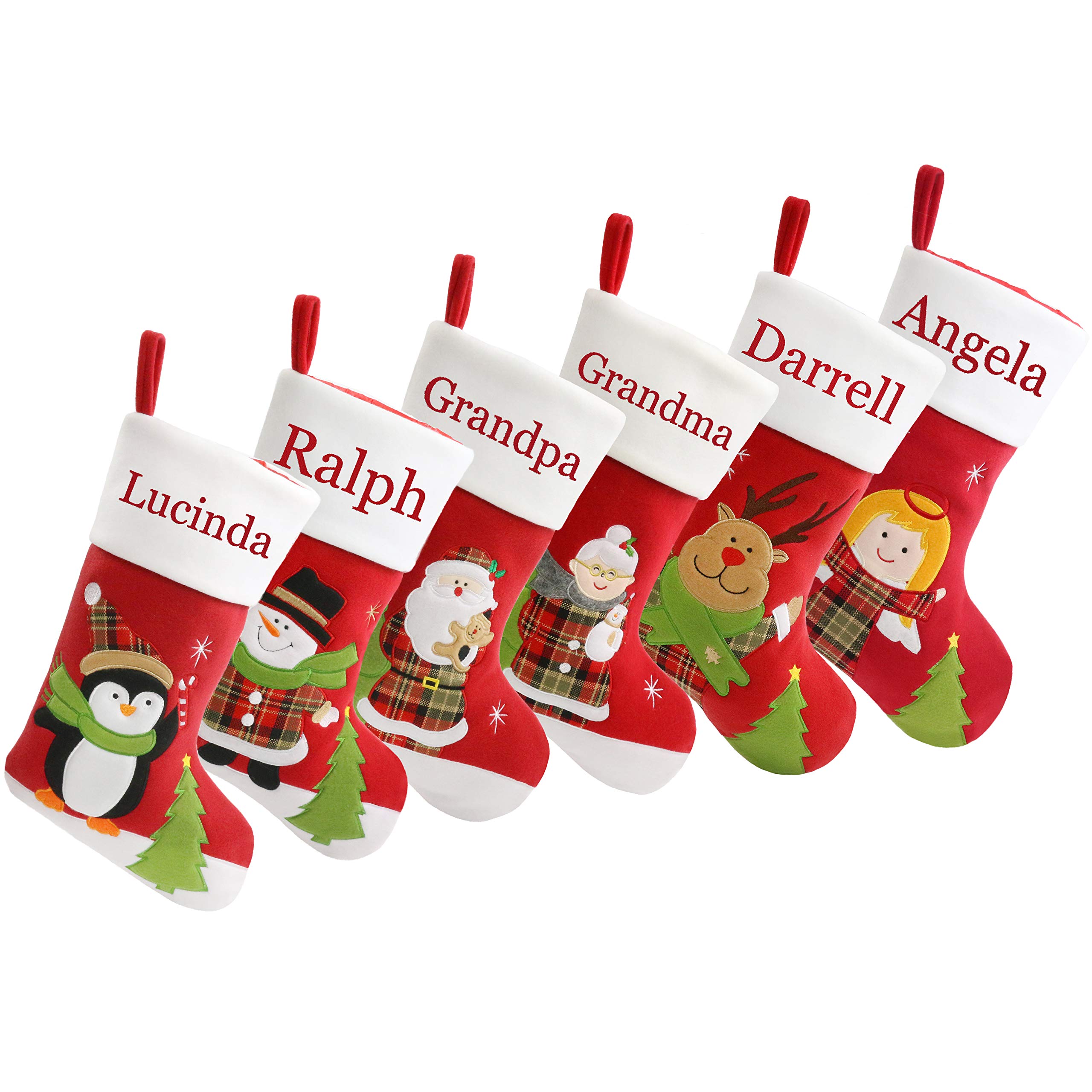 WEWILL Set of 6 Personalized 18