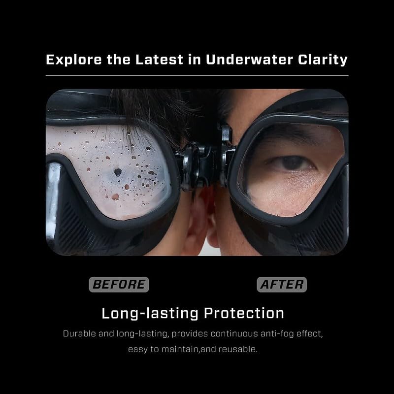 Anti-Fog Film for Diving Masks | Scuba, Snorkeling, Freediving Protection