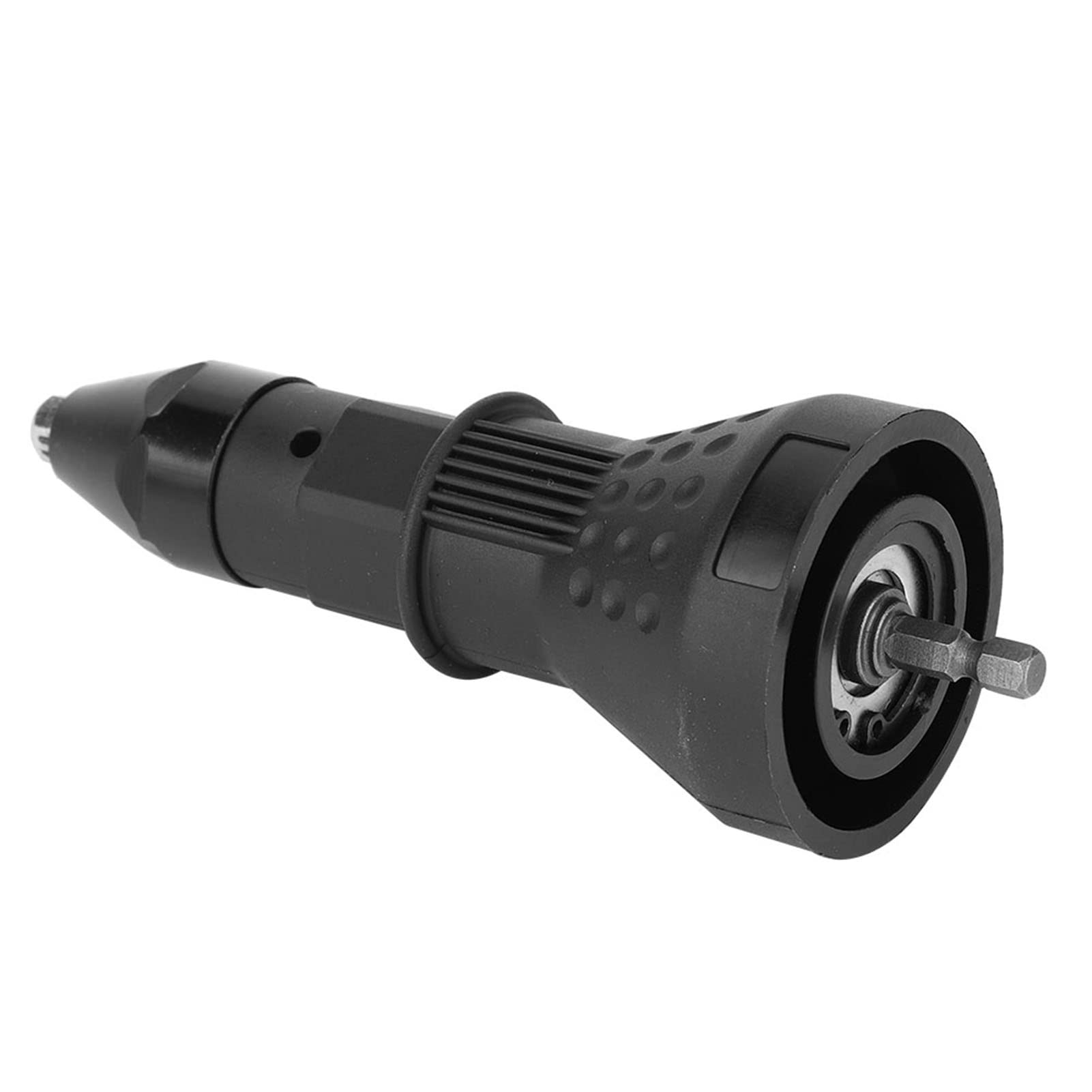 Hilitand Electric Rivet Nut Gun Adapter Kit - Power Drill Attachment for Metalworking, DIY Projects & Automotive Repairs (Black) - Perfect for Sheet Metal, HVAC Installation & Home Improvement