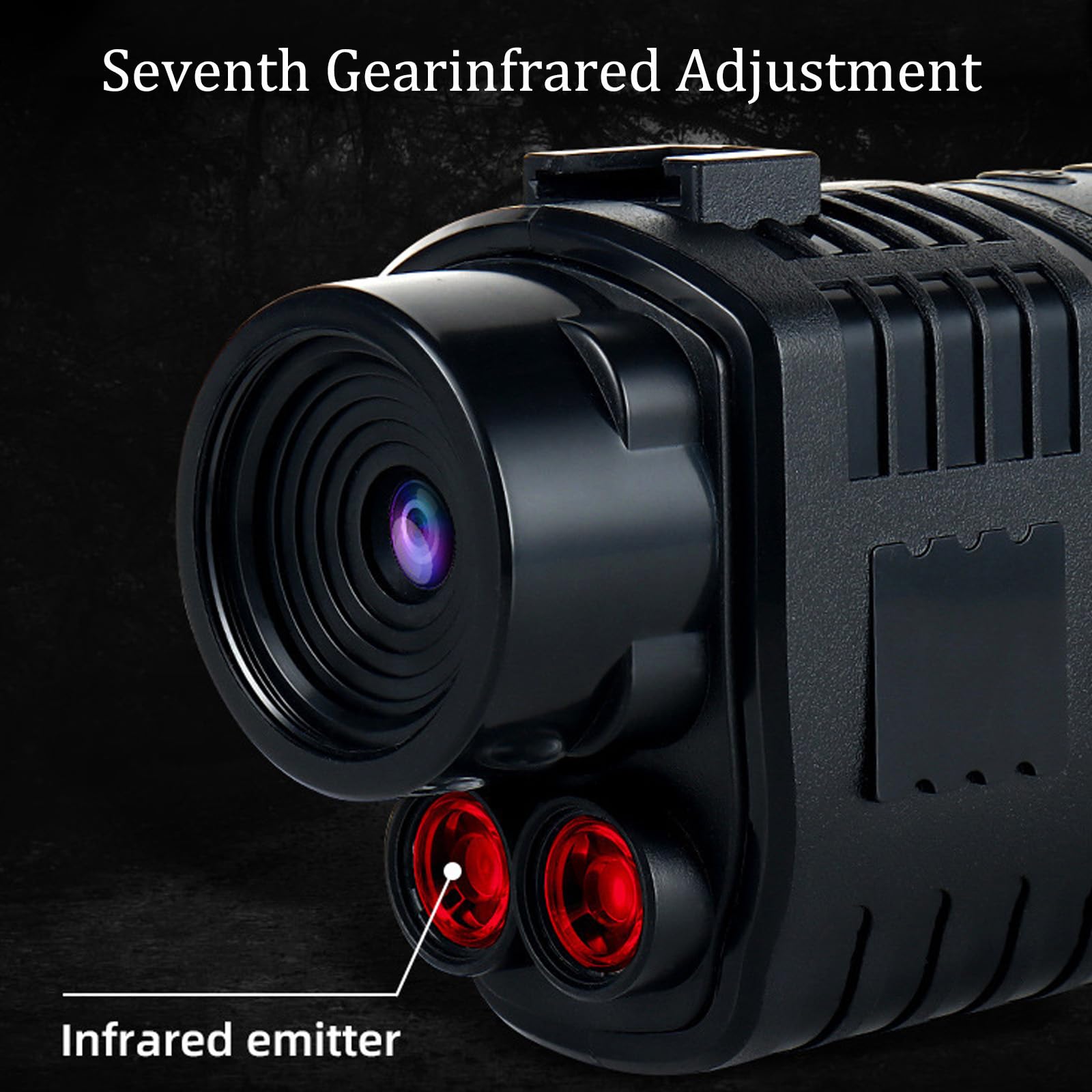 YSFHYAN Digital Night Vision Monocular - 7-Speed IR Light Adjustment, Day & Night Use for Hunting, Wildlife Observation, Night Photography & Security Surveillance