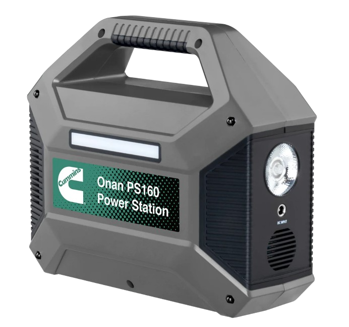 Cummins Onan A067W046 P160 100W/150W 155Wh Portable Power Station - Reliable Backup Power for Camping, Emergencies & Outdoor Adventures