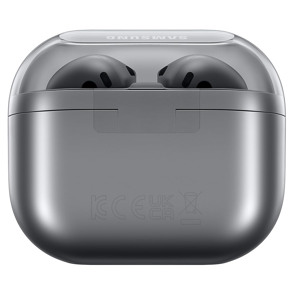 SAMSUNG Galaxy Buds3 (2024) Wireless Bluetooth Earbuds with ANC, AI Real-Time Translation, Hi-Fi Sound & Water Resistance - Touch Control Noise Cancelling Earbuds for Travel, Workouts & Conference Calls (Silver, International Model)