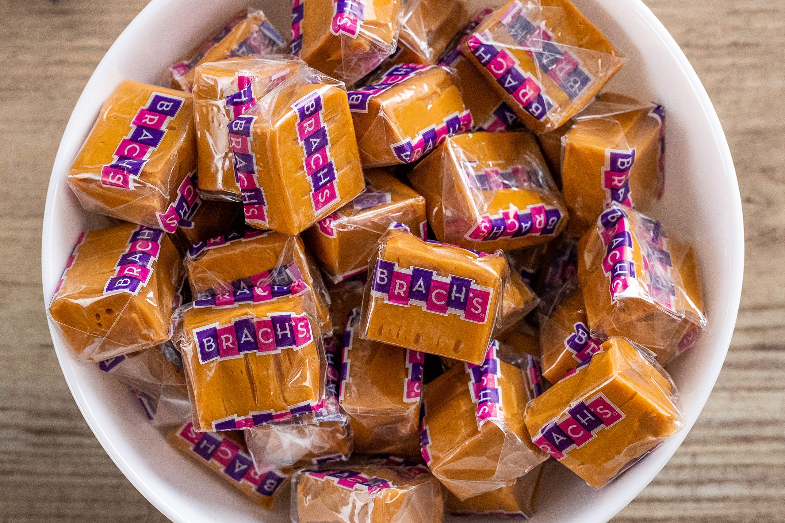 Brach's Milk Maid Caramels Candy - 14 oz Bag | Classic Soft & Chewy Caramel Candy | Perfect for Halloween, Christmas & Party Favors