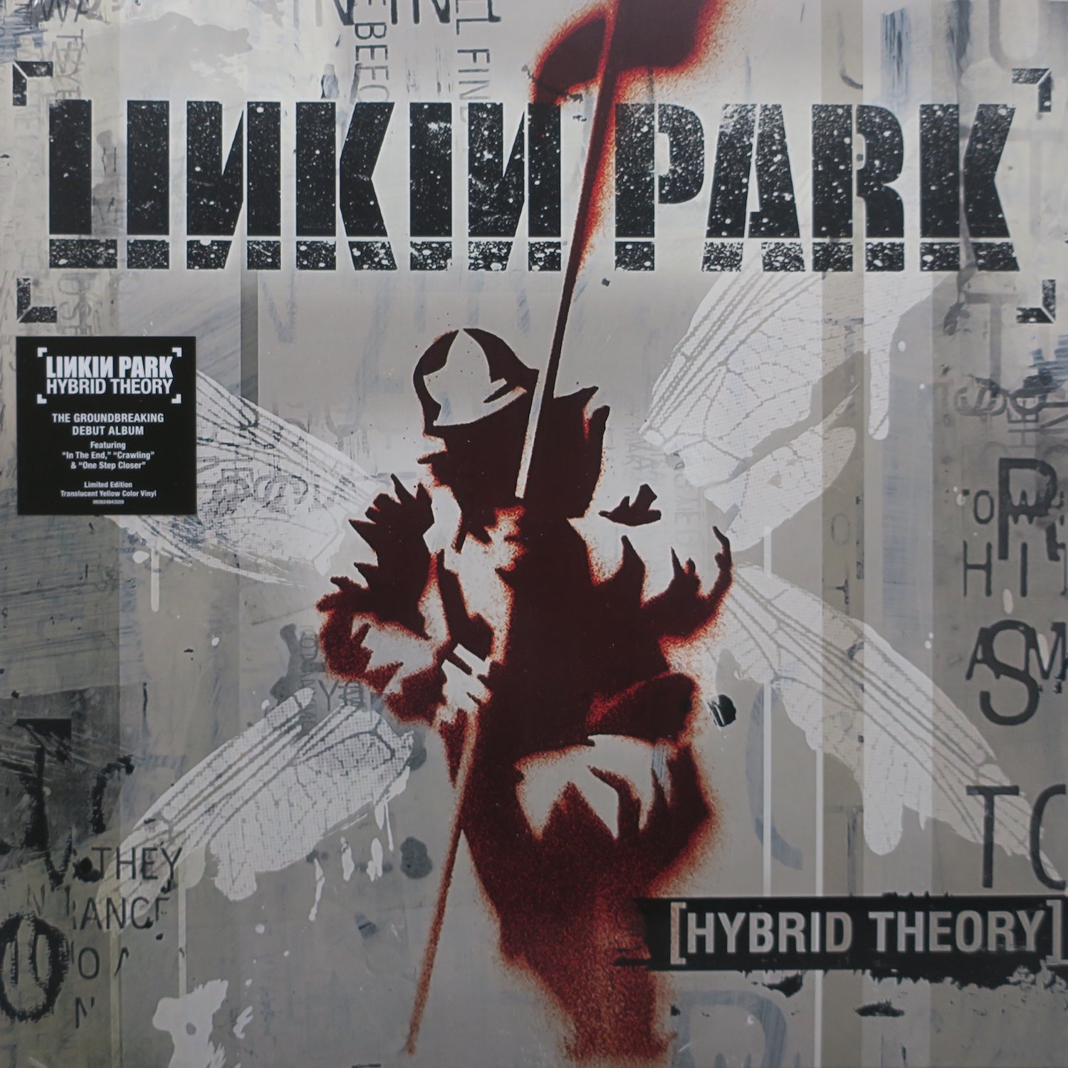 LINKIN PARK 'Hybrid Theory' Limited Edition Yellow Vinyl LP Record - Perfect for Music Collectors & Rock Fans Home Decor