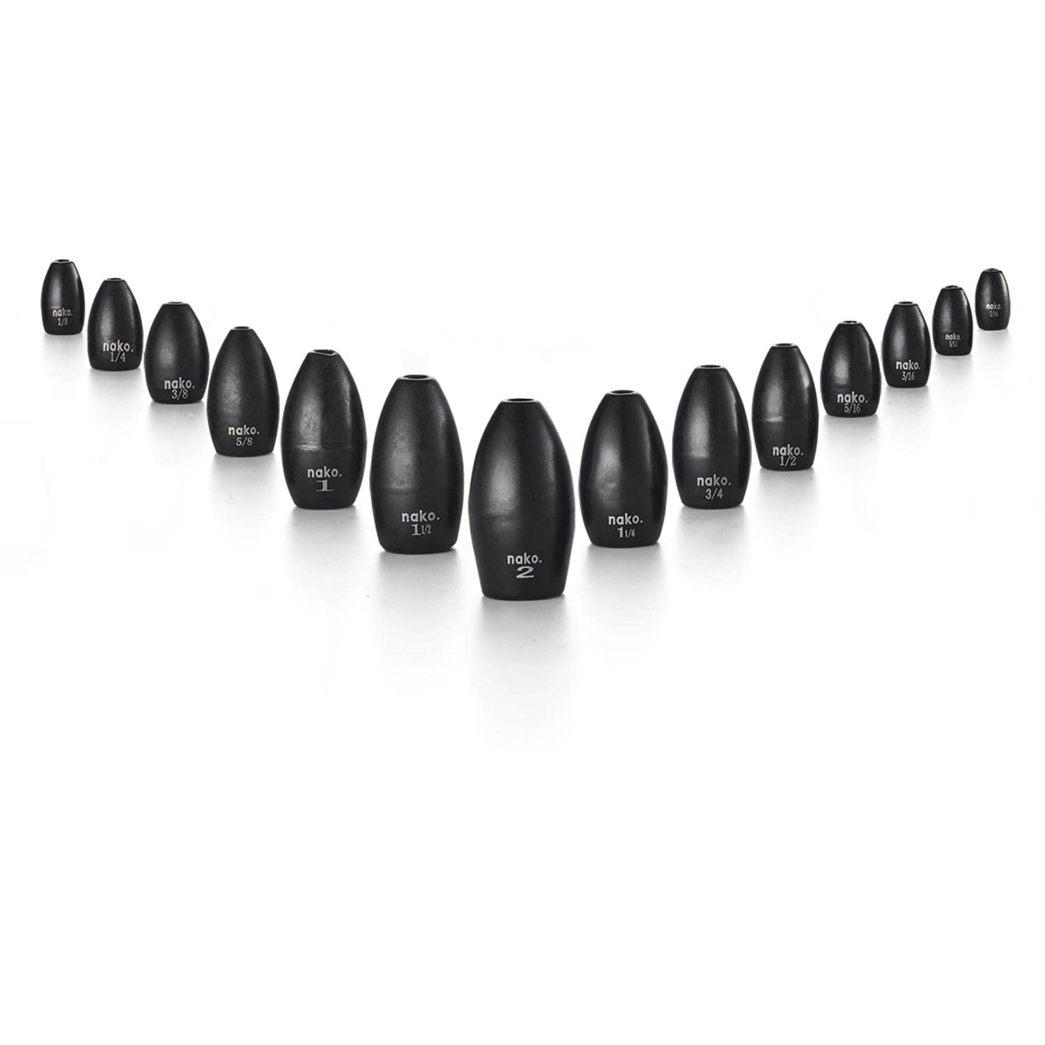 10 Pack Tungsten Flipping Weights Fishing Sinkers - Premium Bass Fishing Weights Buck Pack for Freshwater & Saltwater Anglers | Ideal for Flipping, Pitching and Heavy Cover Fishing