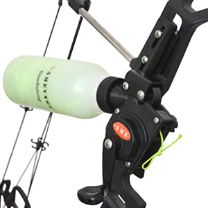 Premium Bowfishing Reel Spincast Reel with 40m Durable Fishing Line & Arrows Kit - Compatible with Compound & Recurve Bows - Ideal for Bowfishing, Hunting, and Outdoor Water Sports Adventures