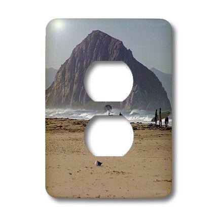 3D Rose Morro Rock 2 Plug Outlet Cover - Decorative Electrical Wall Plate - Perfect for Home, Office & Nursery Decor