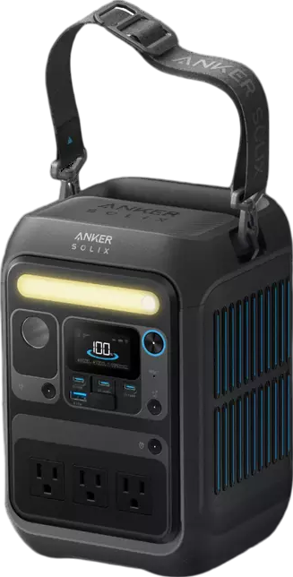 Anker SOLIX C300X 288Wh 300W Portable Power Station - Perfect for Camping, Outdoor Adventures & Emergency Power Backup