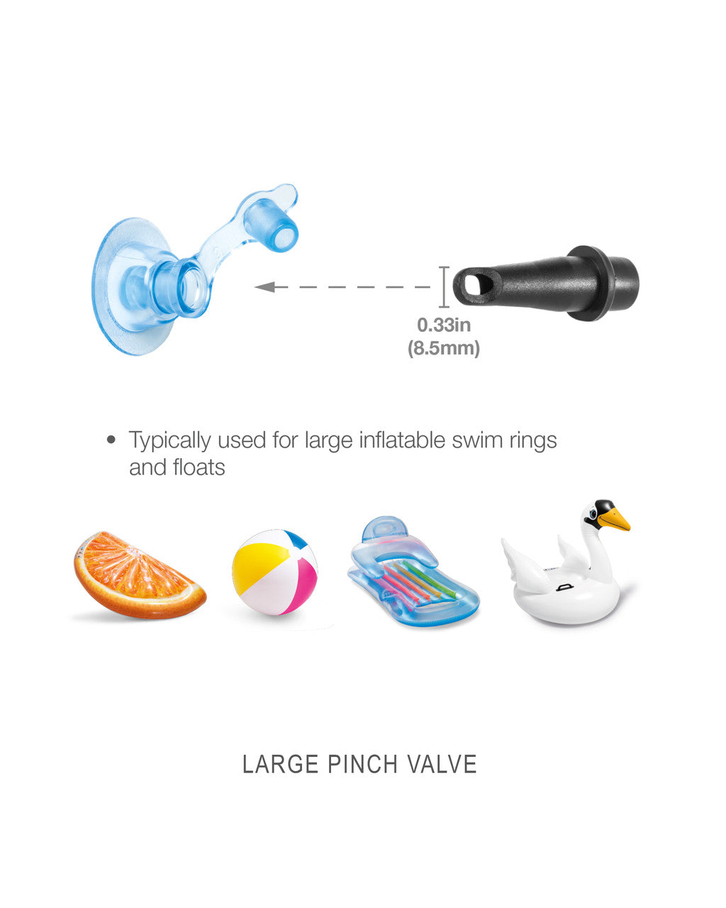 INTEX High Output Hand Pump - 1 Count - Portable Air Pump for Inflatable Pools, Air Mattresses & Water Toys | Perfect for Camping, Beach Trips & Home Use